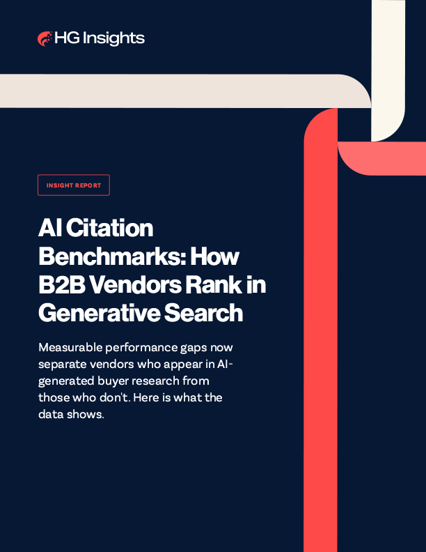 Image: AI Citation Benchmarks: How B2B Vendors Rank in Generative Search