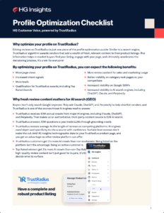 Profile Optimization Checklist