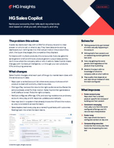HG Sales Copilot Solution Brief