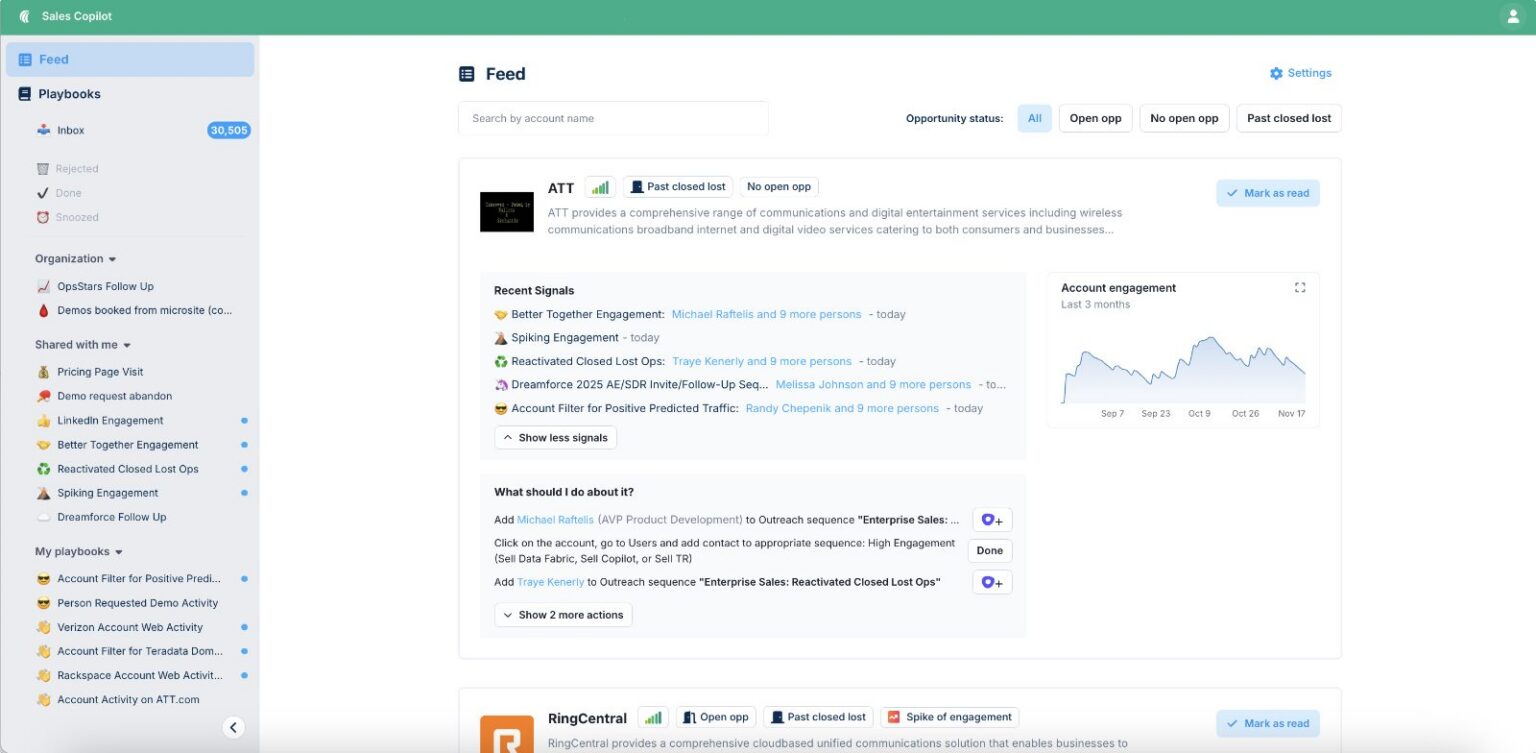 Flexible access and activation in Sales Copilot