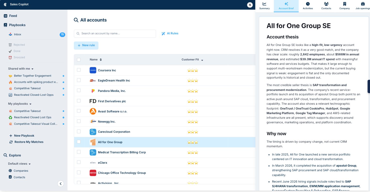 Signal-Based Account Prioritization