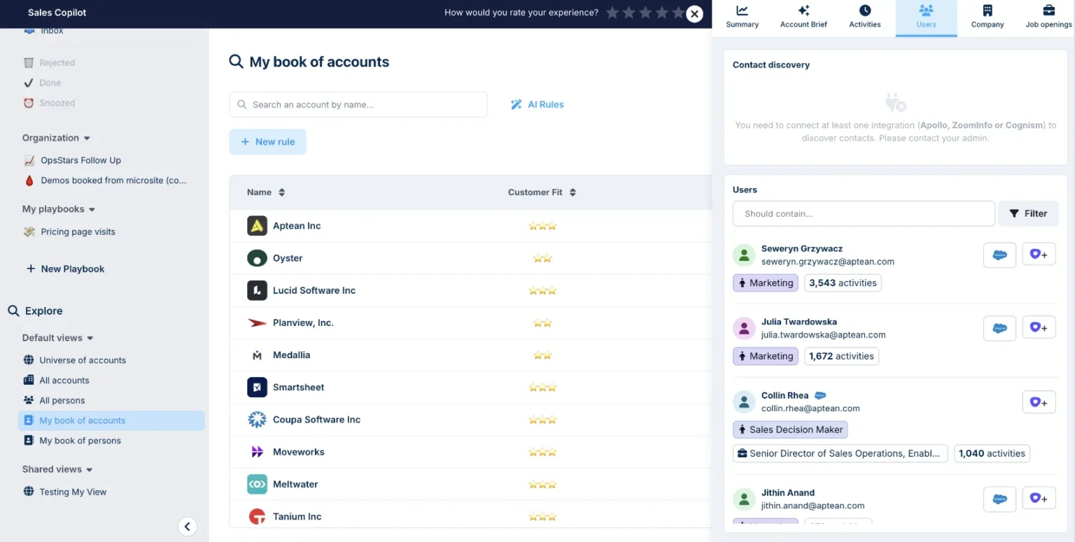 Inbound leads categorized into sales-ready and nurture segments